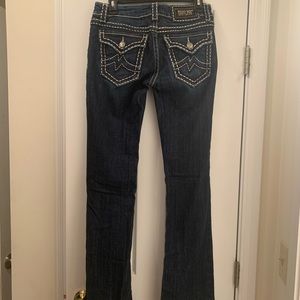 Miss Me Irene bootcut jeans size 29 missing button